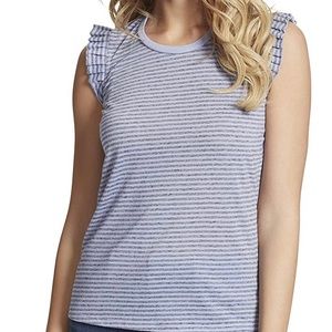 Jessica Simpson striped crew new